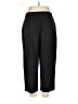 Sag Harbor Black Linen Pants Size 14 (estimated) - photo 2