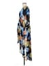 Unbranded 100% Polyester Blue Kimono Size M (estimated) - photo 5