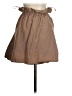 Zara Solid Brown Casual Skirt Size S - photo 2