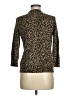 Talbots 100% Merino Wool Animal Print Brown Wool Cardigan Size M - photo 2