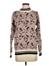 Saint Tropez Print Purple Pullover Sweater Size S - photo 1