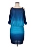 Xscape Blue 3/4 Sleeve Top Size 6 - photo 1
