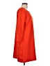 Merona Solid Orange Casual Dress Size L - photo 4