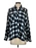 BDG Plaid Blue Long Sleeve Button-Down Shirt Size XS - photo 1