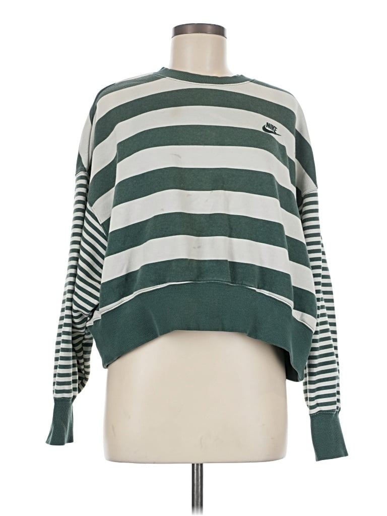 Pre-owned Nike Pullover Sweater In Green