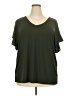 Suzanne Grae 100% Polyester Green Short Sleeve T-Shirt Size 2X - photo 1