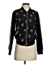 Jolie Vie Floral Black Track Jacket Size S - photo 1