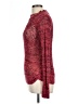 Lucca Couture Tweed Red Turtleneck Sweater Size L (estimated) - photo 5