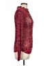 Lucca Couture Tweed Red Turtleneck Sweater Size L (estimated) - photo 4