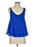 Sweet Journey 100% Polyester Blue Sleeveless Blouse Size S - photo 1
