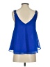 Sweet Journey 100% Polyester Blue Sleeveless Blouse Size S - photo 2