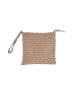 Rachel Zoe Checkered-gingham Solid Tan Wristlet One size - photo 1