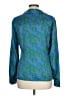 Etcetera Blue Long Sleeve Blouse Size 10 - photo 2