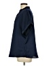 Shein Curve 100% Polyester Solid Blue Short Sleeve Blouse Size 12 Plus (0) - photo 5