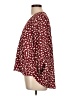 Weston 100% Polyester Burgundy 3/4 Sleeve Blouse Size L - photo 5