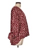 Weston 100% Polyester Burgundy 3/4 Sleeve Blouse Size L - photo 4