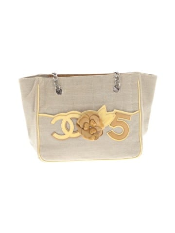 Chanel Chanel Vintage Canvas Camellia No. 5 Tote (view 1)