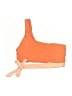 Unbranded Solid Orange Swimsuit Top Size M - photo 1
