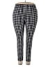 Shein Curve Houndstooth Black Casual Pants Size 4X - photo 1