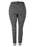 Shein Curve Houndstooth Black Casual Pants Size 4X - photo 2