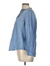 J.Crew Blue Long Sleeve Blouse Size 12 - photo 5