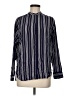 Madewell Stripes Blue Long Sleeve Blouse Size M - photo 1