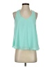 Ya Los Angeles 100% Polyester Teal Sleeveless Blouse Size S - photo 1