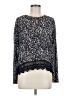 Bongo Floral Black Pullover Sweater Size M - photo 1