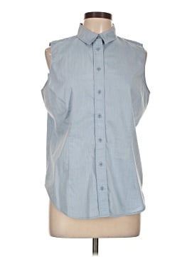 New York & Company Sleeveless Button Down Shirt