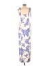 BHLDN 100% Polyester Blue Casual Dress Size 10 - photo 2