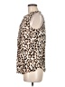 Ann Taylor LOFT 100% Polyester Animal Print Ivory Sleeveless Blouse Size M - photo 5