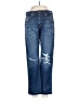 AMO 100% Cotton Hearts Blue Jeans Size 24 waist - photo 1