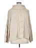 Seven7 100% Polyester Tan Turtleneck Sweater Size XL - photo 1
