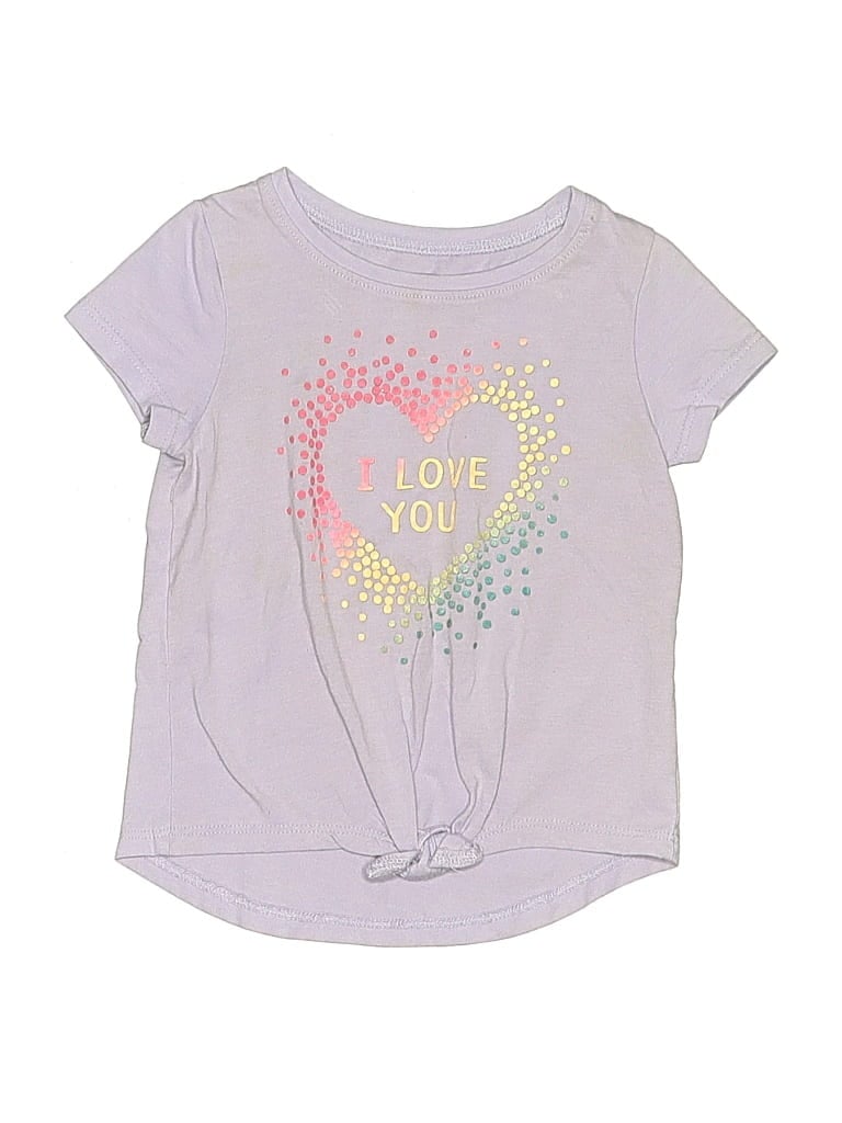 Pre-owned Jumping Beans Kids' Short Sleeve T-shirt In Purple