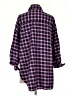 Zara Plaid Purple 3/4 Sleeve Button-Down Shirt Size S - photo 2