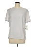 Liz Claiborne Collection 100% Polyester Silver Short Sleeve Top Size 12 - photo 1