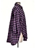 Zara Plaid Purple 3/4 Sleeve Button-Down Shirt Size S - photo 4