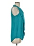 MICHAEL Michael Kors Teal Blue Sleeveless Blouse One size - photo 4