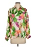Zara Floral Green Long Sleeve Blouse Size XS - photo 1