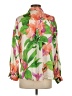 Zara Floral Green Long Sleeve Blouse Size XS - photo 2