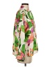 Zara Floral Green Long Sleeve Blouse Size XS - photo 4
