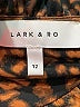 Lark & Ro 100% Polyester Animal Print Brown Long Sleeve Blouse Size 12 - photo 7