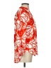 Boho Chic Print Orange Long Sleeve Blouse Size XS - photo 4