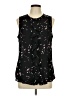 Apt. 9 100% Polyester Black Sleeveless Blouse Size L - photo 1