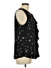 Apt. 9 100% Polyester Black Sleeveless Blouse Size L - photo 4