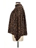 Ann Taylor Animal Print Brown Long Sleeve Blouse Size M - photo 5