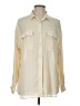 Uniqlo Color Block Ivory Long Sleeve Button-Down Shirt Size L - photo 1