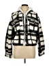Madden Girl 100% Polyester Plaid Ivory Jacket Size L - photo 1