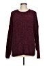 Time and Tru 100% Polyester Tweed Burgundy Pullover Sweater Size L - photo 1