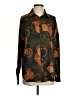 ACOA collection 100% Polyester Paisley Brown Long Sleeve Blouse Size XS - photo 1